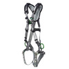 MSA V-FIT Harness w/Back, Front & Side D-Rings - Tongue Buckle Leg Straps - Shoulder Padding - Standard - 10194897