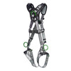 MSA V-FIT Harness w/Back, Front & Side D-Rings - Tongue Buckle Leg Straps - Shoulder Padding - Standard - 10194897