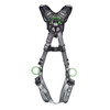 MSA V-FIT Harness w/Back, Front & Side D-Rings - Tongue Buckle Leg Straps - Shoulder Padding - Standard - 10194897