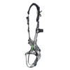 MSA V-FIT Harness w/Back, Front & Side D-Rings - Tongue Buckle Leg Straps - Shoulder Padding - Standard - 10194897