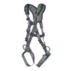 MSA V-FIT Harness w/Back, Front, Side & Shoulder D-Rings - Tongue Buckle Leg Straps - Shoulder Padding - Extra Small - 10194900