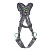 MSA V-FIT Harness w/Back, Front, Side & Shoulder D-Rings - Tongue Buckle Leg Straps - Shoulder Padding - Extra Small - 10194900