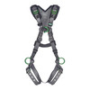 MSA V-FIT Harness w/Back, Front, Side & Shoulder D-Rings - Tongue Buckle Leg Straps - Shoulder Padding - Standard - 10194905