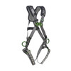 MSA V-FIT Harness w/Back & Side D-Rings - Tongue Buckle Leg Straps - Shoulder Padding - Extra Small - 10194908