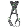 MSA V-FIT Harness w/Back, Side and Shoulder D-Rings - Tongue Buckle Leg Straps - Shoulder Padding - Standard - 10194941