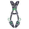 MSA V-FIT Harness w/Back & Side D-Rings - Quick-Connect Leg Straps - Shoulder & Leg Padding - Extra Large - 10194962