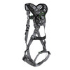 MSA V-FIT Harness w/Back D-Ring - Tongue Buckle Leg Straps - Shoulder & Leg Padding - Extra Large - 10194978
