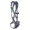 MSA V-FIT Harness w/Back & Shoulder D-Rings - Tongue Buckle Leg Straps - Shoulder & Leg Padding - Extra Small - 10195027