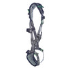 MSA V-FIT Harness w/Back & Shoulder D-Rings - Tongue Buckle Leg Straps - Shoulder & Leg Padding - Extra Small - 10195027