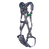 MSA V-FIT Harness w/Back & Shoulder D-Rings - Tongue Buckle Leg Straps - Shoulder & Leg Padding - Extra Small - 10195027