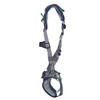 MSA V-FIT Harness w/Back & Shoulder D-Rings - Tongue Buckle Leg Straps - Shoulder & Leg Padding - Standard - 10195028