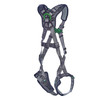 MSA V-FIT Harness w/Back & Shoulder D-Rings - Tongue Buckle Leg Straps - Shoulder & Leg Padding - Super Extra Large - 10195030