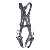MSA V-FIT Harness w/Back & Side D-Rings - Quick-Connect Leg Straps - Super Extra Large - 10195067
