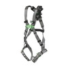 MSA V-FIT Harness w/Back D-Ring - Tongue Buckle Leg Straps - Extra Large - 10195093