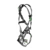 MSA V-FIT Harness w/Back D-Ring - Tongue Buckle Leg Straps - Super Extra Large - 10195094