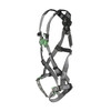 MSA V-FIT Harness w/Back D-Ring - Tongue Buckle Leg Straps - Super Extra Large - 10195094