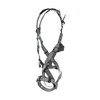 MSA V-FIT Harness w/Back D-Ring - Tongue Buckle Leg Straps - Super Extra Large - 10195094
