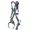 MSA V-FIT Harness w/Back & Side D-Rings - Tongue Buckle Leg Straps - Extra Small - 10195109