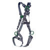MSA V-FIT Harness w/Back & Side D-Rings - Tongue Buckle Leg Straps - Super Extra Large - 10195112