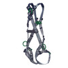 MSA V-FIT Harness w/Back & Side D-Rings - Tongue Buckle Leg Straps - Super Extra Large - 10195112