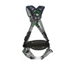 MSA V-FIT Construction Harness w/Back & Side D-Rings - Quick-Connect Leg Straps - Shoulder Padding - Extra Small - 10195133