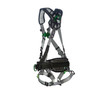MSA V-FIT Construction Harness w/Back & Side D-Rings - Quick-Connect Leg Straps - Shoulder Padding - Extra Small - 10195133