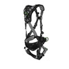 MSA V-FIT Construction Harness w/Back & Side D-Rings - Quick-Connect Leg Straps - Shoulder & Leg Padding - Super Extra Large - 10195167