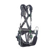 MSA V-FIT Tower Harness w/Back, Front & Side D-Rings - Quick-Connect Leg and Belt Straps - Shoulder & Leg Padding - Extra Large - 10218049