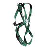 MSA V-FORM Harness w/Back D-Ring - Tongue Buckle Leg Straps - Standard - 10196642