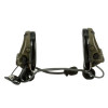 3M PELTOR ComTac V Headset MT20H682BB-47 GN - Neckband - Single Lead - Standard Dynamic Mic - NATO Wiring - Green