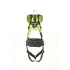 Miller H500 CC7 Construction Comfort Steel 1 pt Harness w/Tongue & Chest Mating Buckles - Size 2XL
