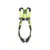 Miller H500 IS2P 1 pt Harness w/Tongue & Chest Mating Buckles w/Side D-rings w/Shoulder Pads - Size 2XL