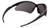 Pyramex PMXTREME Black Frame/Gray Anti-Fog Lens With Black Cord Safety Eyewear