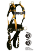 FallTech Journeyman Flex Steel 5D Construction Retrieval Harness - 3X - 70343X
