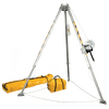 FallTech 8' Confined Space Tripod System with 60' Galvanized Steel Personnel Winch - 7507