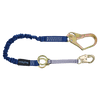 FallTech 4½' to 6' ElasTech Energy Absorbing Lanyard Single-leg with SRL D-ring - 824032D