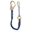 FallTech 4½' to 6' ElasTech Energy Absorbing Lanyard Single-leg with SRL D-ring - 824032D