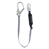 FallTech 4' ViewPack Energy Absorbing Lanyard Single-leg with Steel Connectors - 82543