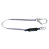 FallTech 6' ViewPack Energy Absorbing Lanyard Single-leg with Steel Connectors - 82563