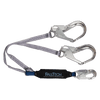 FallTech 4' ViewPack Energy Absorbing Lanyard Double-leg with Aluminum Connectors - 8260734A