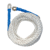 FallTech 50' Premium Polyester Blend Vertical Lifeline with Thimble-eye and Back Splice - 8151