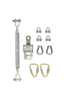 FallTech SteelGrip Cable HLL Installation Kit - 62100A