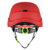 Lift Safety RADIX Type II Industrial Climbing Style Non-Vented Helmet - Red - HRX-22RE2