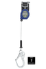 FallTech 8' FT-X Class 2 Single-leg Leading Edge SRL - Steel Rebar Hook - 82808SP3