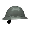 3M SecureFit Full Brim Hard Hat H-808SFR-UV - Gray 4-Point Pressure Diffusion Ratchet Suspension with UVicator - 20 EA/Case