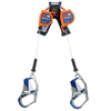 3M DBI-Sala 7 ft. Class 2 Nano-Lok Edge Twin-Leg Personal Self Retracting Lifeline w/Aluminum Comfort Hook - 3500283