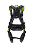 Miller H700 Construction Comfort 3 Point Harness w/ Tongue Buckle Leg Buckles and QC Chest Buckles H7CC1A4 - Size 3/4XL