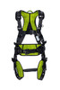 Miller H700 Construction Comfort 2 Point Harness w/ Tongue Buckle Leg Buckles and QC Chest Buckles H7CC2A0 - Size XS