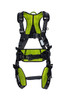 Miller H700 Construction Comfort 2 Point Harness w/ Tongue Buckle Leg Buckles and QC Chest Buckles H7CC2A3 - Size XXL