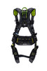 Miller H700 Construction Comfort 3 Point Harness w/ QC Leg Buckles and QC Chest Buckles H7CC3AS2 - Size UNIV